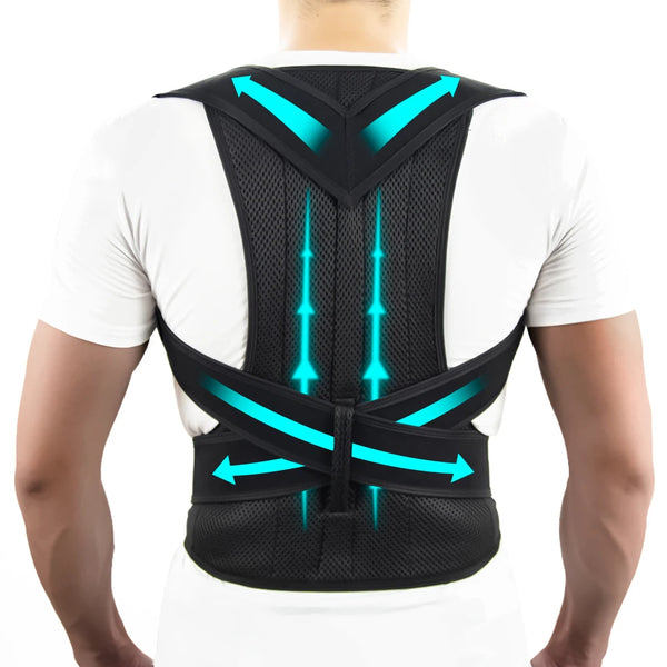 PosturePro Adjustable Back Support Brace